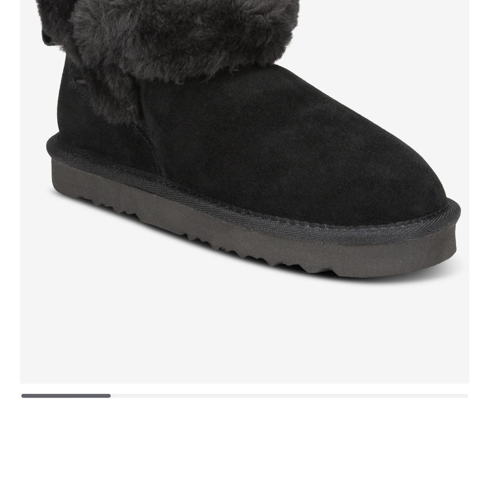Style & Co. Black Suede Ankle Booties